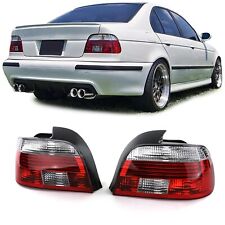 Rear Lights Taillights in Red Clear for BMW 5 Series E39 Sedan Facelift 00-03