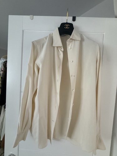 Loro piana silk blouse cream - silk,