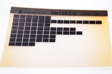 OEM Suzuki GN 125Z,D