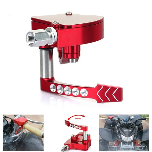 Billet cnc red thumb throttle - cnc,