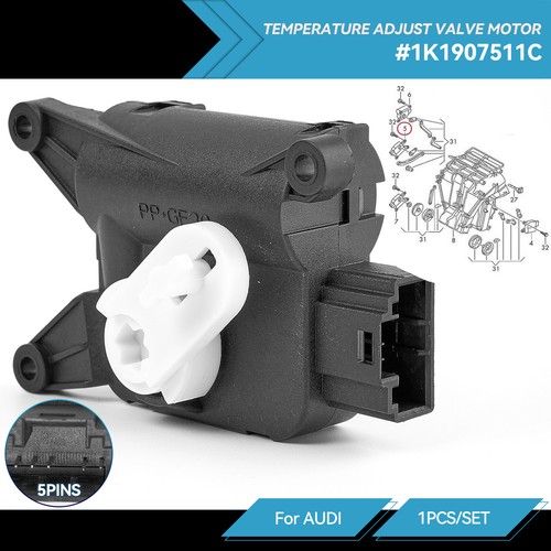 1k0907511q climate control - 1k0907511q,