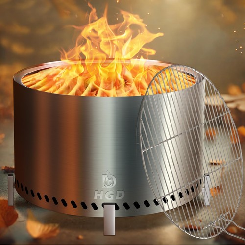 Fire wood steel - wood,