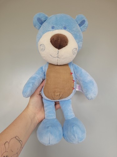 Vintage bhs blue teddy bear - blue,