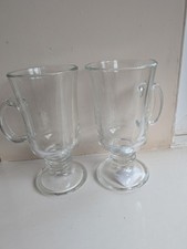 2 x Latte Glasses 240 ml Hot
