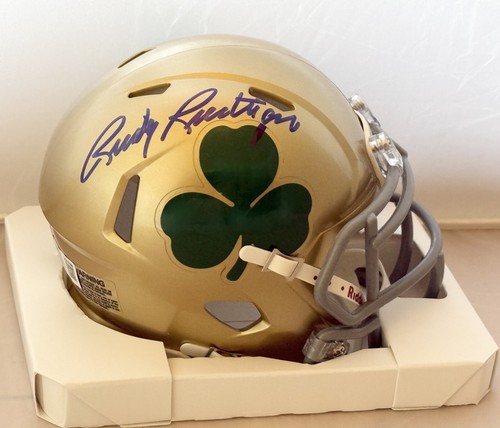 Rudy ruettiger signed - rudy, notre