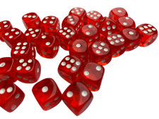 50 x Six Sided Translucent