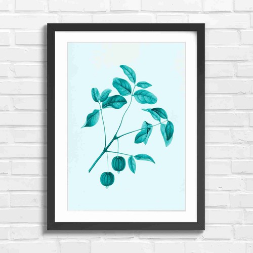 Vintage botanical red - vintage,