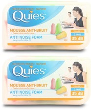 Quies Anti Noise Foam Ear Plugs 3 Pairs X 2