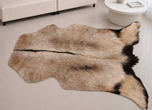 Genuine goat hide hair - goat, on