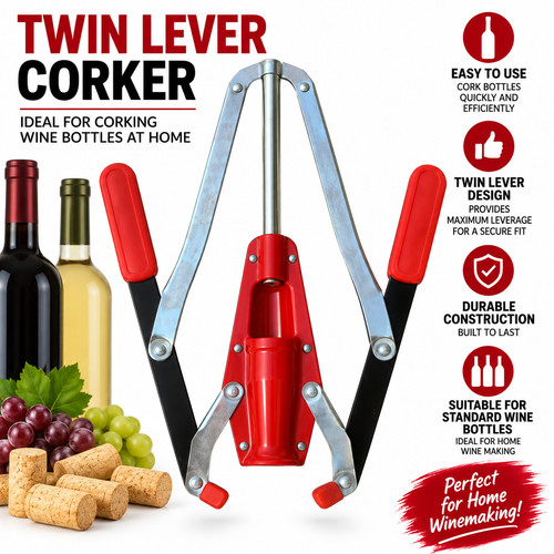 Twin lever wine bottle - twin,