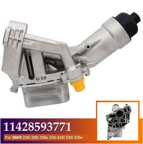 Engine oil filter housing - filter,