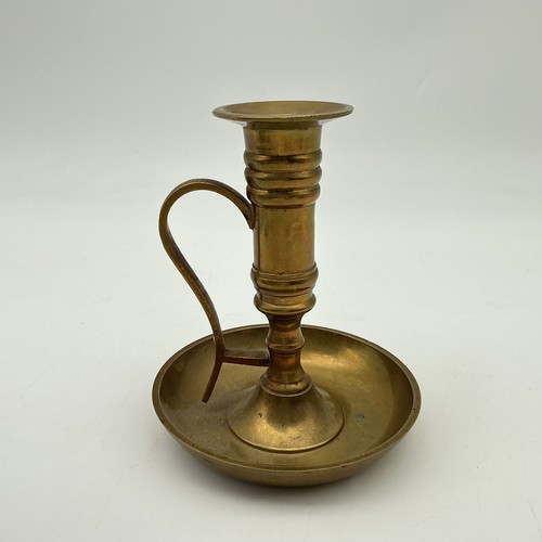 Vintage brass chamber stick - vintage,