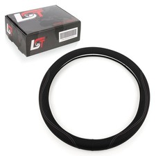 Steering Wheel Cover Ø 38 CM Black Red Blue Seam for Mitsubishi