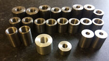 Ready to weld Threaded Mild Steel Insert / Mount M6 < > M14 3/8" < > 7/16" UNF