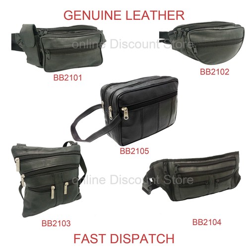 Real leather bum - bum, bag