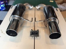 USED HKS Silent Hi Power Twin Exhaust Muffler Subaru Legacy BL5 BP5 B4 Sti Rare