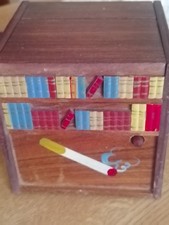 Rare Vintage wooden Musical Cigarette Dispenser 1960's / 1970's