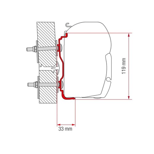 Fiamma adapter hymer - hymer, 450