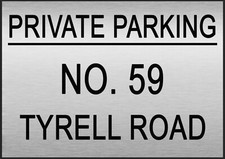 Personalised Private Parking