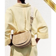 Zara 2025 SPLIT LEATHER MAXI