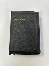 1900s Leather Bound Bible - Old + New Testamants - Oxford