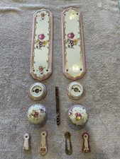 Vintage Ceramic Floral Door