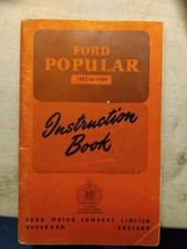 Ford Popular 103E Instruction