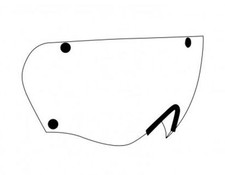 Kask, Bambino Visors, Clear 