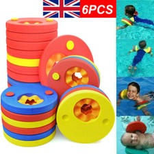 Kids Swimming Float Discs Foam Swim Arm Bands Pool Set for Children(6 pcs/Set)