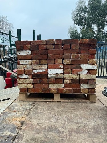Reclaimed red bricks - reclaimed,
