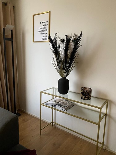 Glass console table - console, modern