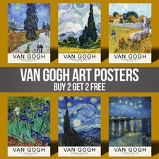 Van Gogh Oil Paint Art Posters