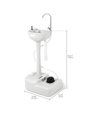 SereneLife Portable Sink SLCASN18, Camping, Cooking, Fishing, Hunting, Hygiene