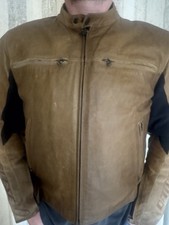 DAINESE R.TWIN PELLE LEATHER JACKET DAINESE TOBACCO Uk46 Eu56