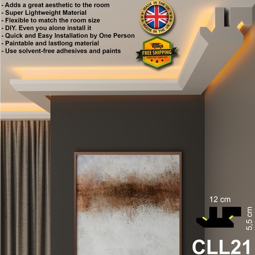 Led cornice coving molding xps - led,