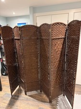Panel solid room divider - 6-panel,