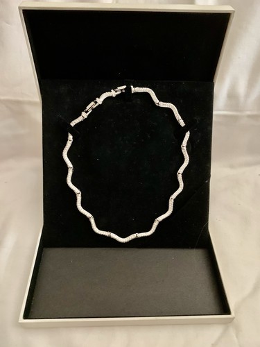 Swarovski silver inch chain - silver, 18-inch