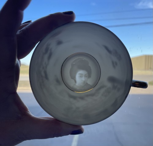 Japanese porcelain lithopane - japanese,