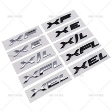 HOT NEW 3D ABS XEL XFL XJL XE XF XJ Rear Trunk Car Emblem Badge Sticker Decal