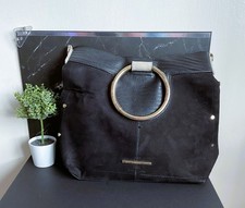 River Island Large Black Faux