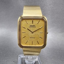 Seiko Lassale Tank Watch Men