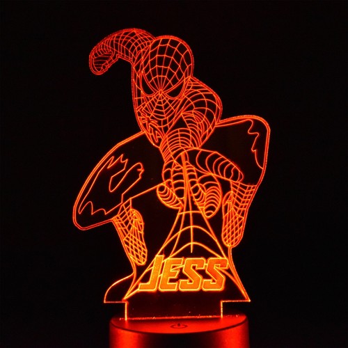 Spiderman night light - spiderman, |