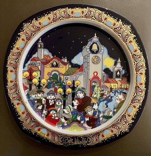 Bjorn wiinblad christmas plate - wiinblad,