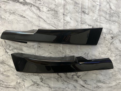 Pair gloss black - pair, bumper