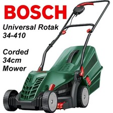 Bosch UniversalRotak 34-410 Corded Electric Rotary Lawnmower 34cm