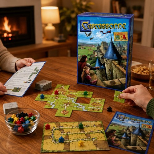 Carcassonne board game - carcassonne,