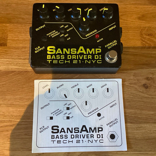 Tech sansamp bass driver - sansamp, di