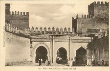 Old postcard MOROCCO FEZ BAB