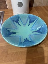 Large Poole pottery aqua