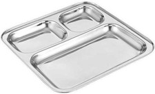 4x Stainless Steel 3-Section